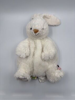 Baby’s First White Bunny Backpack Plush